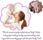 Bigspinach Elephant Baby Teether Toy, Easy-Grip Silicone Sensory Teether - Image 4