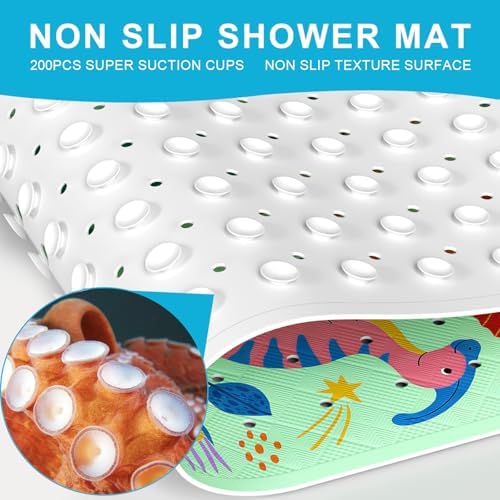 XIYUNTE Bath Mat for Tub Non Slip Bathtub Mat Non Slip 40x16 Baby Bath Mat - Image 3
