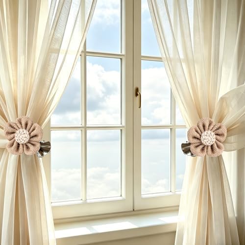 SRG Curtain Tiebacks for Curtains 2 Pack, Decorative Curtain Holdbacks for - Image 2
