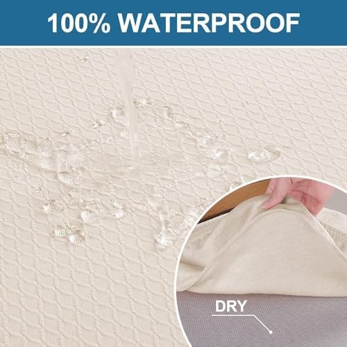 Smiry Waterproof Seat Covers for Dining Room Chairs - Image 3