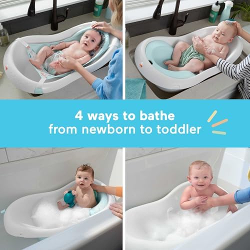 Fisher-Price Baby to Toddler Bath 4-in-1 Sling ‘n Seat Tub - Image 4