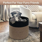 Goodpick Wicker Blanket Basket Living Room, Toy Storage - Image 5