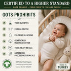 GOTS Organic Bassinet Fitted Sheets Compatible - Image 6