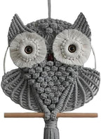 Achart Owl Macrame Wall Hanging-Hand Woven Boho Tapestry-Macrame Wall Decor by Achart
