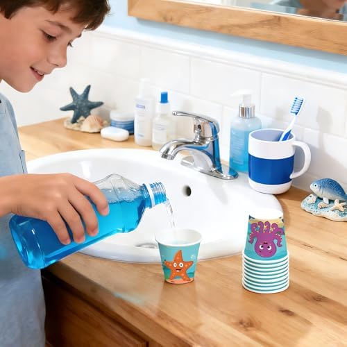 WRAPAHOLIC 3oz Sea Animals Bathroom Cups - Image 3