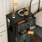 Furnulem Dresser for Bedroom, 6 Drawer Tall Storage Tower Unit and Chest - Image 3
