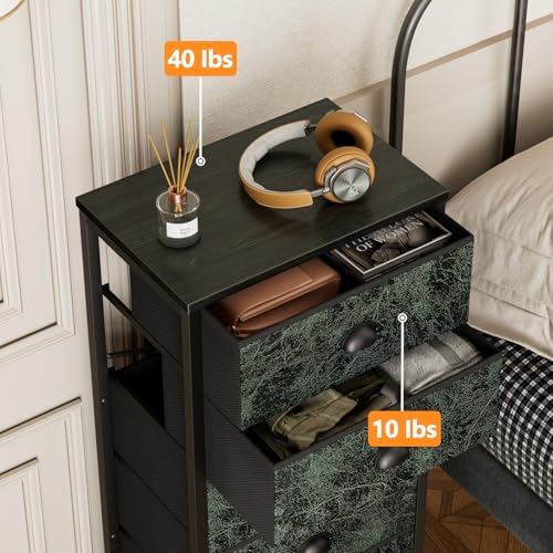 Furnulem Dresser for Bedroom, 6 Drawer Tall Storage Tower Unit and Chest - Image 3