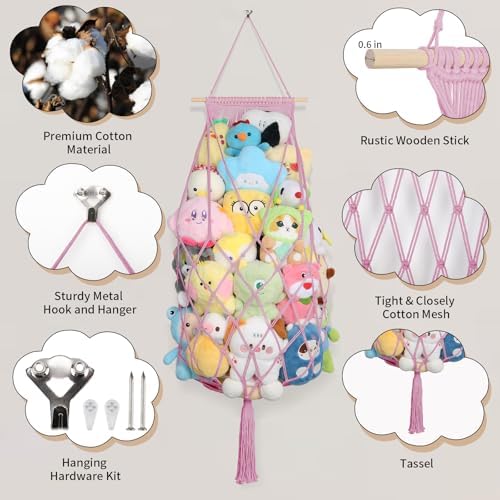 Stuffed Animal Storage Hammock Corner - Image 4