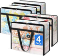 TasticTotes 4 Pack Clear Storage Bags by Unknown