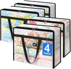 TasticTotes 4 Pack Clear Storage Bags by Unknown