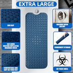 ZHICHENG Bath Tub and Shower Mats, Non-Slip 39 x 16 Inch Extra Long Bath Mat - Image 3