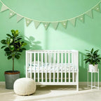 Hahafelt Goose Fabric Banner 1st Birthday Decor, Sage Green - Image 6