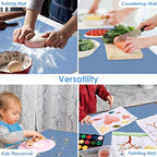 Extra Large Silicone Craft Mat for Kids, Large Silicone Sheet for Crafts - Image 3