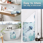 Non Slip Bathtub Mat, Extra Long Jellyfish Bath Mat - Image 5