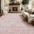 JOLLYVOGUE 8x10 Area Rugs for Living Room, Vintage Washable Rug by JOLLYVOGUE