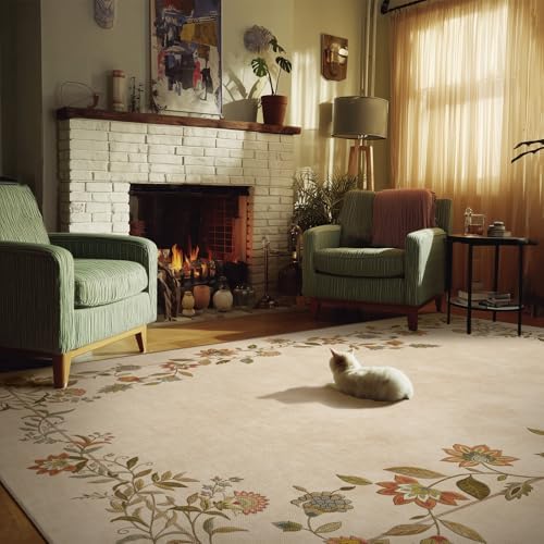 Washable Living Room Area Rug: 4x6 Throw Rugs - Image 3