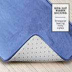 Clara Clark Bathroom Rugs, Velvet Memory Foam Bath Mat, Machine Washable Bath - Image 5