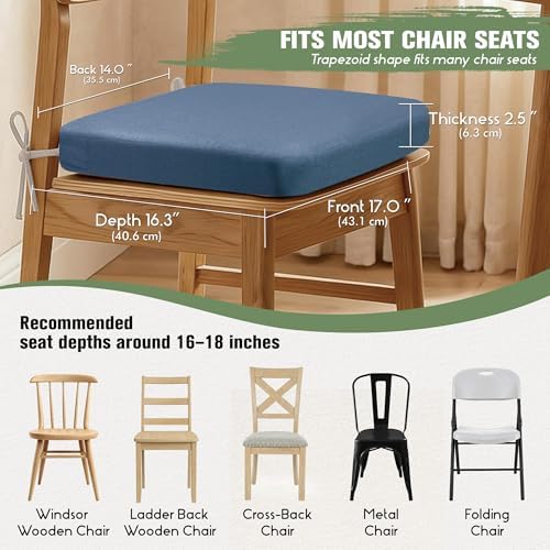 kingphenix Chair Cushions for Dining Chairs, 2.5 Inches Thick - Image 5