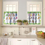 ABC Alphabet Curtains Valance, Cartoon Colorful Animals School Education - Image 2