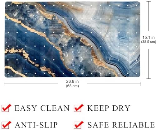 Non Slip Shower Mat Bathtub Mat 15.1x26.8 Inch, Quick Dry Bath Mat - Image 4