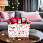 Valentine's Day Basket Gift for Empty Cute Heart Large Storage Bin for Kid and - Image 2