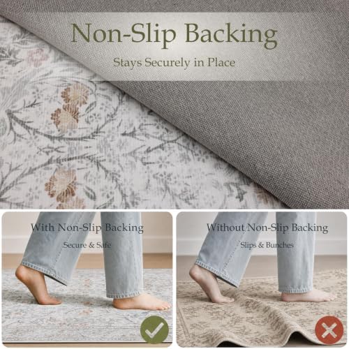 JOLLYVOGUE 6x9 Area Rugs for Living Room, Washable Rug - Image 4