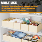SpaceAid Drawer Organizer Clothes, 12 Pack Dresser Organizer Bins - Image 4