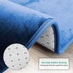 Clara Clark Bathroom Rugs, Velvet Memory Foam Bath Mat, Machine Washable Bath - Image 4