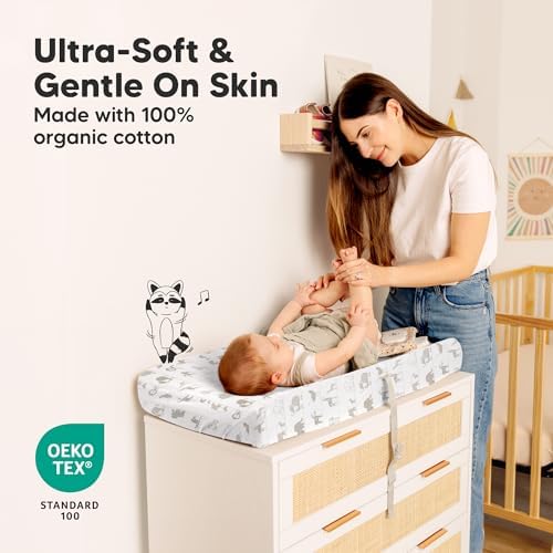 2-Pack Organic Changing Pad Covers - Image 3