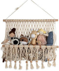 Crane Baby Willow Macrame Hanging Storage Bin, Bohemian-Style Storage Bin by CraneBaby