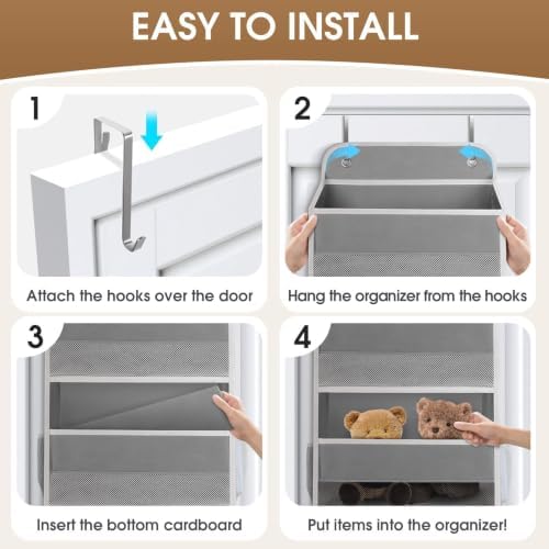 1Pack Over The Door Organizer Large Capacity Hanging Storage Room Organizer - Image 3