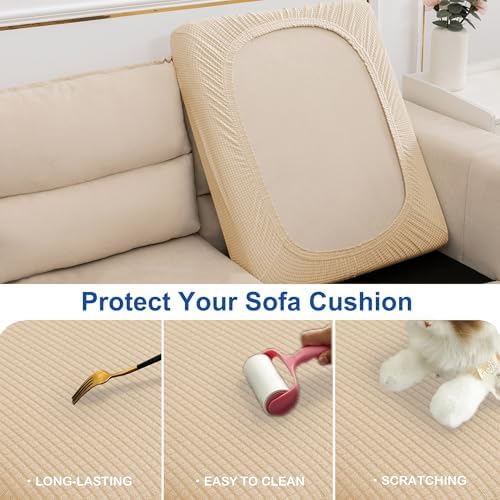 Water Repellent Sofa Cushion Slipcovers, Stretch Spandex 3 Seats Sette Cushion - Image 6