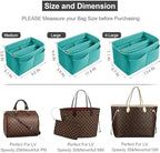 OMYSTYLE Purse Organizer Insert, Felt Tote Bag Organizer Insert - Image 3