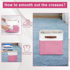 Bagnizer Collapsible Fabric Storage Cubes 11x11 Cube Storage Bins, 4 Pack - Image 5