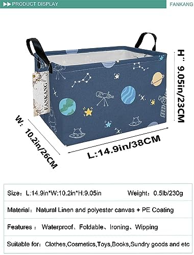 Rectangular Space Storage Bin Nursery Hamper - Image 2