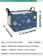 Rectangular Space Storage Bin Nursery Hamper - Image 2