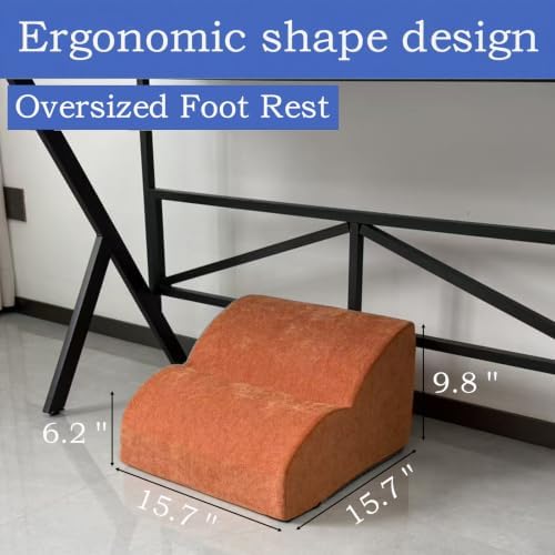 Foot Rest for Under Desk at Work.Multifunctional 3-Tier Foot Stool - Image 2