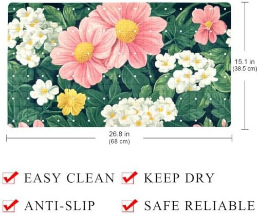 Non Slip Bathtub and Shower Mat 26.8x15.1 inch, Bath Mat - Image 4