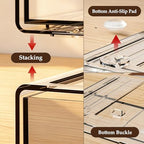 Baby Bottle Organizer 5 Pack Baby Bottle Storage Organizer Clear Bottles - Image 3