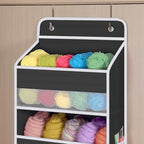 Univivi Fabric Over Door Hanging Organizer - Image 4