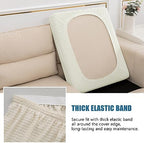 Water Repellent Couch Cushion Covers, Stretch Sofa Seat Slipcover Sets - Image 4