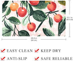 Bathtub Mat Non Slip 26.8x15.1In, Cherry Pattern Bath Mat - Image 4