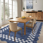 GarveeHome Washable Rug 5x7 for Living Room Large Bedroom Scalloped Rug - Image 2