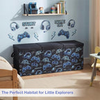 Toy Box with Adjustable Divider Large Toy Chest Storage - Image 5