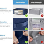 HomeHacks 10-Pack Clothes Organizer Storage Bags, 35L Storage Bins - Image 5