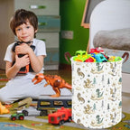 Dinosaur hamper, Dinosaur Collapsible Kid Room Basket, Cloud moon star dragon - Image 4