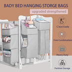 Hanging Diaper Caddy Organizer for Baby Crib - Image 2
