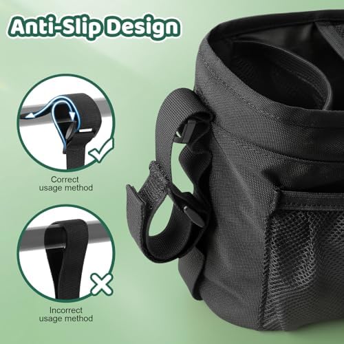 Stroller Organizer with Cup Holder, Non-Slip Stroller Caddy Baby Essentials - Image 5