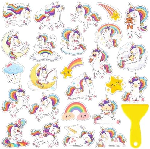 26Pcs Non Slip Bathtub Stickers, Cute Unicorn Stickers by Unknown