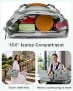 FHELAD Diaper Bag Tote, Large Tote Diaper Bag - Image 6